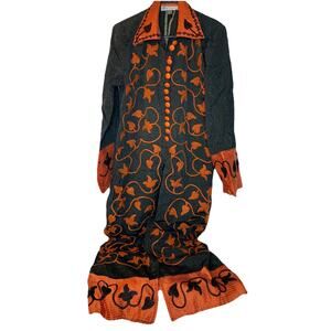 Syrian Palestinian Heritage Women’s Size M Coat/yeiek Embroidery Outfit